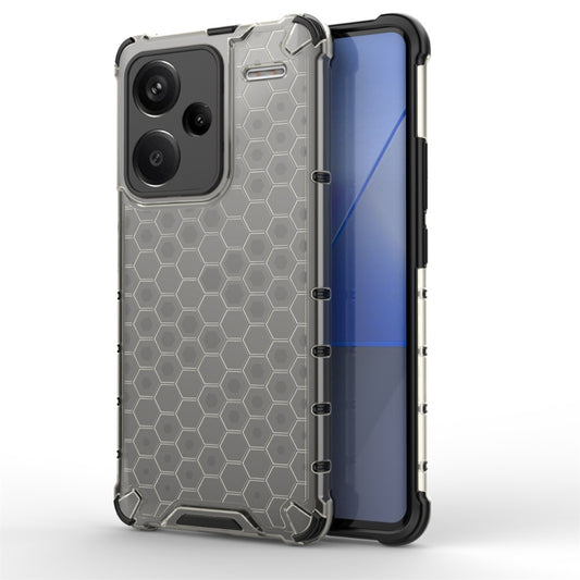 For Redmi Note 13 Pro+ Shockproof Honeycomb Phone Case(Black) - Note 13 Pro+ Cases by buy2fix | Online Shopping UK | buy2fix