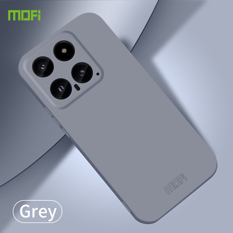 For Xiaomi 14 MOFI Qin Series Skin Feel All-inclusive PC Phone Case(Gray) - 14 Cases by MOFI | Online Shopping UK | buy2fix