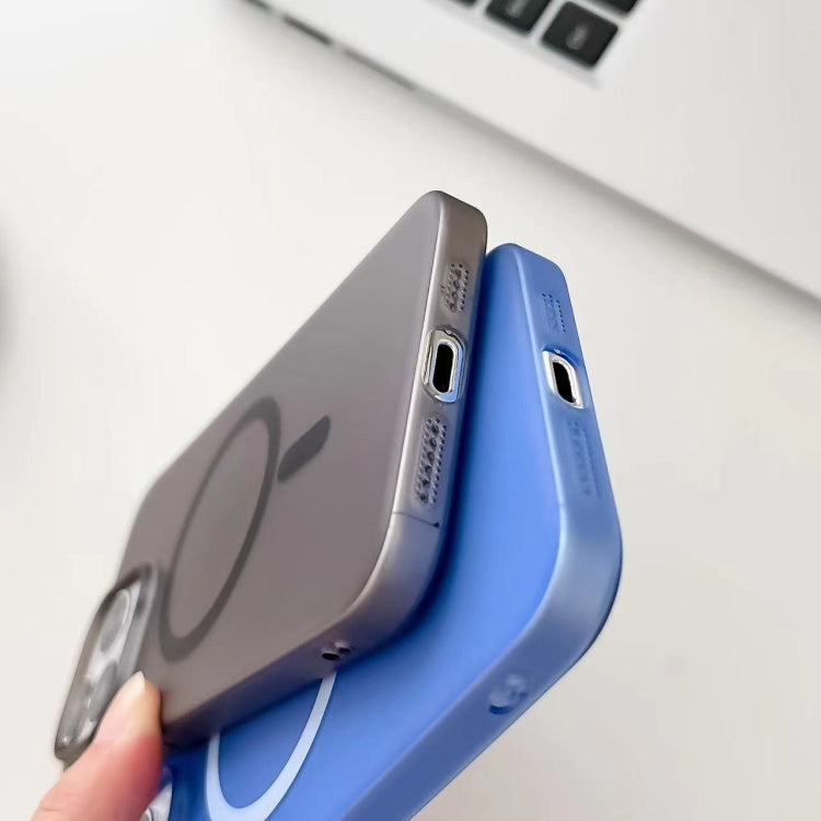 For iPhone 11 Ice Fog MagSafe PC Phone Case(Blue) - iPhone 11 Cases by buy2fix | Online Shopping UK | buy2fix