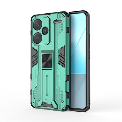 For Redmi Note 13 Pro+ Supersonic Armor PC Hybrid TPU Phone Case(Green) - Note 13 Pro+ Cases by buy2fix | Online Shopping UK | buy2fix