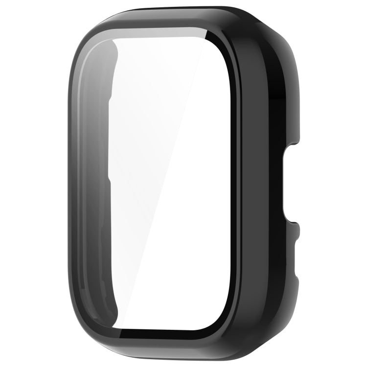 For Amazfit Aactive PC Integrated Tempered Glass Watch Case(Black) - Watch Cases by buy2fix | Online Shopping UK | buy2fix