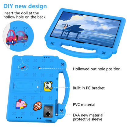 For DOOGEE T30 Pro 11 2023 Handle Kickstand Children EVA Shockproof Tablet Case(Sky Blue) - Others by buy2fix | Online Shopping UK | buy2fix