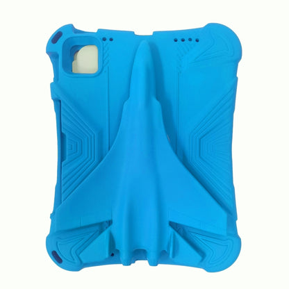 For iPad Air 11 2024 360 Rotation Aircraft Holder EVA Shockproof Tablet Case(Blue) - iPad Air 11 2024 Cases by buy2fix | Online Shopping UK | buy2fix