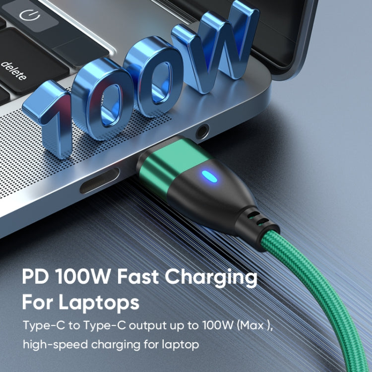 ENKAY 3 in 1 PD100W Type-C to Type-C / 8 Pin / Micro USB Magnetic Fast Charging Cable, Cable Length:1m(Black) - Charging Cable & Head by ENKAY | Online Shopping UK | buy2fix