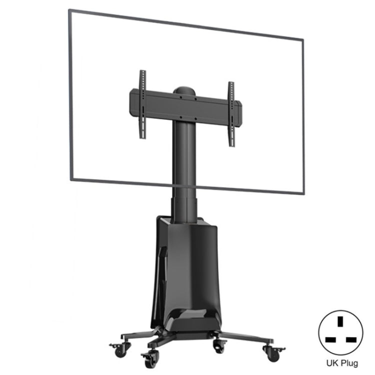 NB G85 55-85 inch TV Electric Remote Control Mobile Cart TV Floor Stand For Samsung / Hisense(UK Plug) - TV Brackets & Mounts by buy2fix | Online Shopping UK | buy2fix