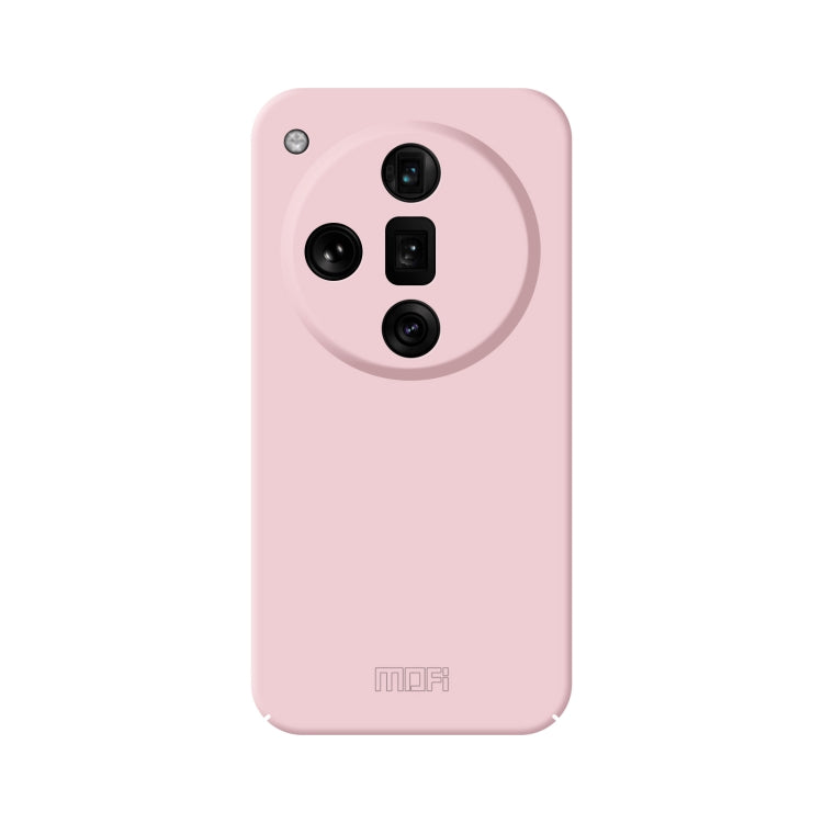 For OPPO Find X7 Ultra MOFI Qin Series Skin Feel All-inclusive PC Phone Case(Pink) - Find X7 Ultra Cases by MOFI | Online Shopping UK | buy2fix