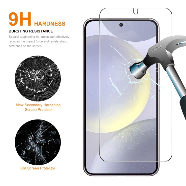 For Samsung Galaxy S24 5G ENKAY Easy Install 0.18mm High Alumina Silicon Full Glass Film, Support Ultrasonic Unlock - Galaxy S24 5G Tempered Glass by ENKAY | Online Shopping UK | buy2fix