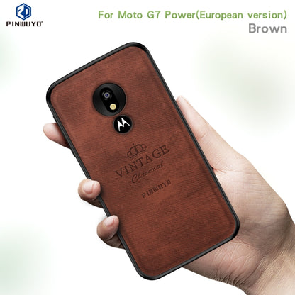 PINWUYO Shockproof Waterproof Full Coverage PC + TPU + Skin Protective Case for Motorola Moto G7 Power (Eurasian Version)(Red) - Motorola Cases by PINWUYO | Online Shopping UK | buy2fix