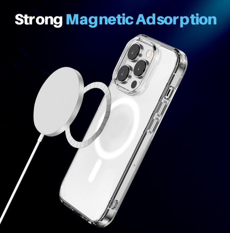 For iPhone 14 Pro NORTHJO 5 in 1 Magsafe Clear Phone Case with 2pcs Screen Film + 2pcs Rear Lens Film - iPhone 14 Pro Tempered Glass by NORTHJO | Online Shopping UK | buy2fix