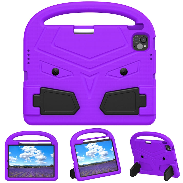 For iPad Air 11 2024 Sparrow Style Shockproof Kickstand EVA Tablet Case(Purple) - iPad Air 11 2024 Cases by buy2fix | Online Shopping UK | buy2fix