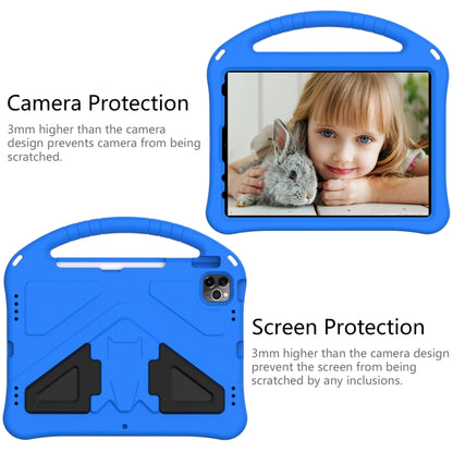 For iPad Pro 11 2024 EVA Shockproof Tablet Case with Holder(Blue) - iPad Pro 11 2024 Cases by buy2fix | Online Shopping UK | buy2fix