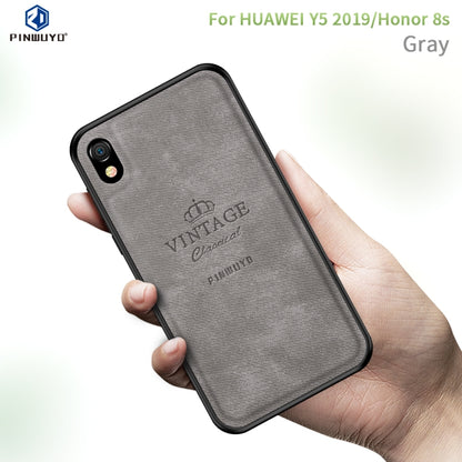 PINWUYO Shockproof Waterproof Full Coverage PC + TPU + Skin Protective Case for HUAWEI Honor 8S / Y5 2019(Gray) - Honor Cases by PINWUYO | Online Shopping UK | buy2fix