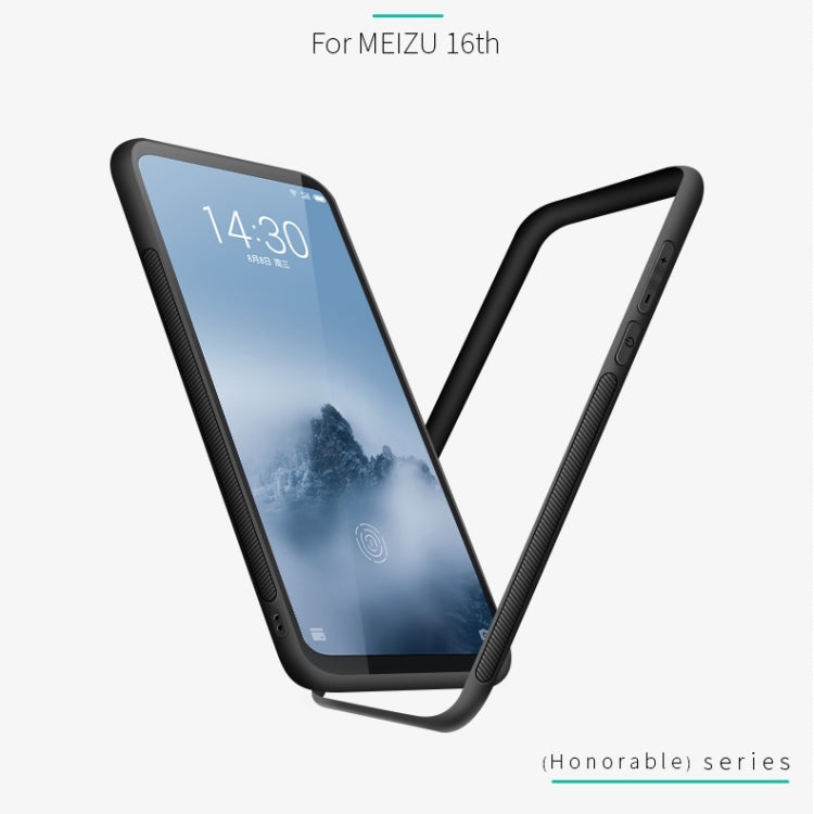 PINWUYO Shockproof Waterproof Full Coverage PC + TPU + Skin Protective Case for Meizu 16th(Blue) - Meizu by PINWUYO | Online Shopping UK | buy2fix