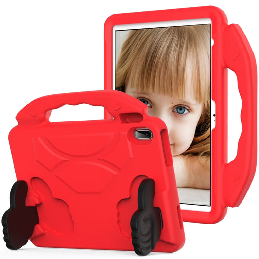 For iPad Air 11 2025 / 2024 Children EVA Shockproof Tablet Case with Thumb Bracket(Red) - iPad Air 11 2025 / 2024 Cases by buy2fix | Online Shopping UK | buy2fix