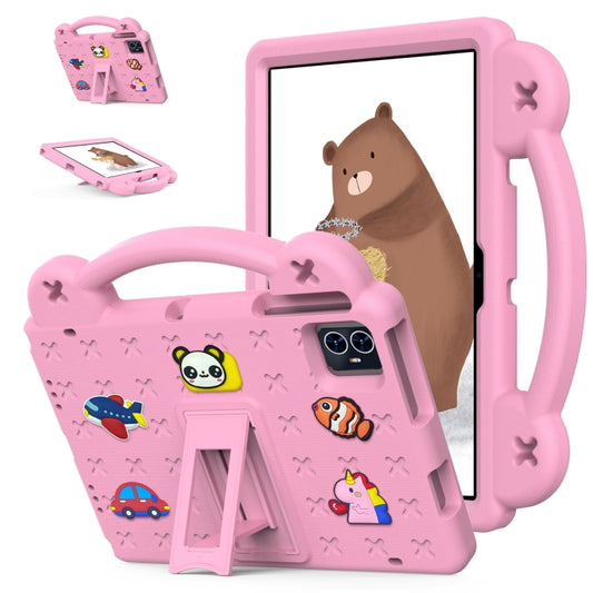 For Blackview Tab 80 10.1 2023 Handle Kickstand Children EVA Shockproof Tablet Case(Pink) - Others by buy2fix | Online Shopping UK | buy2fix