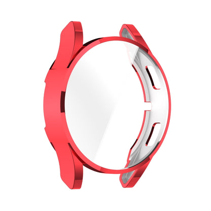 For Samsung Galaxy Watch FE 40mm Full Coverage TPU Electroplated Watch Protective Case(Red) - Watch Cases by buy2fix | Online Shopping UK | buy2fix