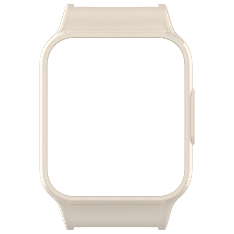 For Redmi Watch 2 Half Pack PC Watch Protective Case(Creamy White) - Watch Cases by buy2fix | Online Shopping UK | buy2fix