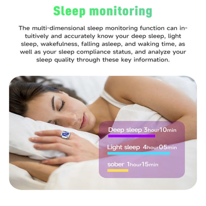 R1 Smart Ring, Support Heart Rate / Blood Oxygen / Sleep / Remote Photography(Blue) - Smart Rings / Smart Telephones by buy2fix | Online Shopping UK | buy2fix