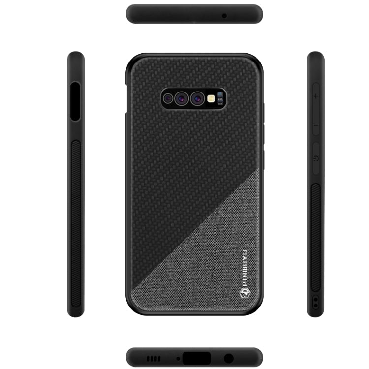 PINWUYO Honors Series Shockproof PC + TPU Protective Case for Galaxy S10e(Black) - Galaxy Phone Cases by PINWUYO | Online Shopping UK | buy2fix