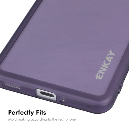 For Redmi K70 / K70 Pro ENKAY Hat-Prince Translucent Matte TPU Phone Case with Lens Film(Blue) - K70 Pro Cases by ENKAY | Online Shopping UK | buy2fix