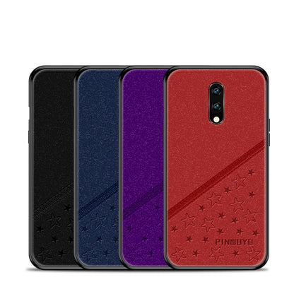 PINWUYO Full Coverage Waterproof Shockproof PC+TPU+PU Protective Case for OnePlus 7(Red) - OnePlus Cases by PINWUYO | Online Shopping UK | buy2fix