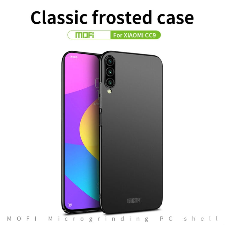 MOFI Frosted PC Ultra-thin Hard Case for Xiaomi CC9(Black) - Xiaomi Cases by MOFI | Online Shopping UK | buy2fix