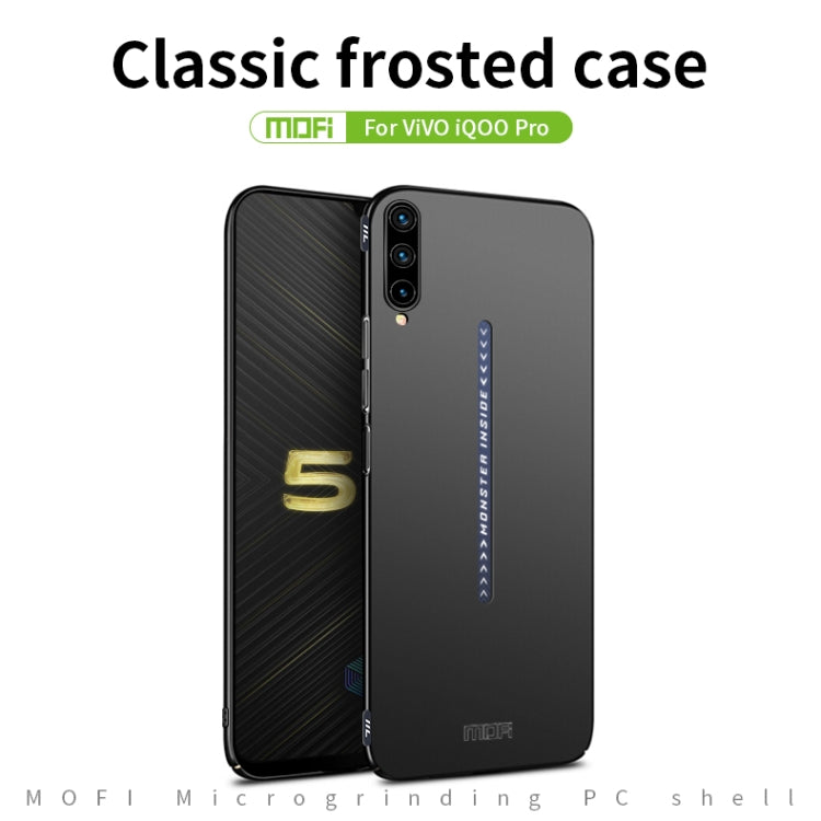 For ViVO iQOO Pro MOFI Frosted PC Ultra-thin Hard Case(Black) - vivo Cases by MOFI | Online Shopping UK | buy2fix