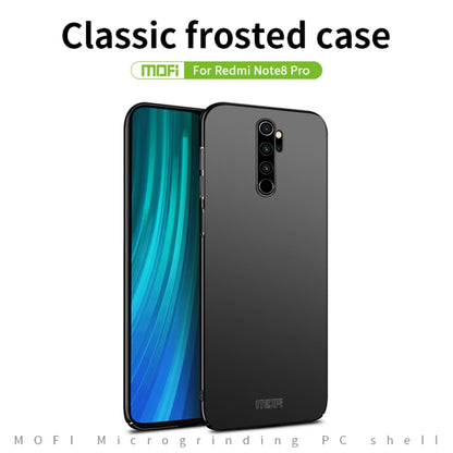 For Xiaomi RedMi Note8 Pro MOFI Frosted PC Ultra-thin Hard Case(Gold) - Xiaomi Cases by MOFI | Online Shopping UK | buy2fix