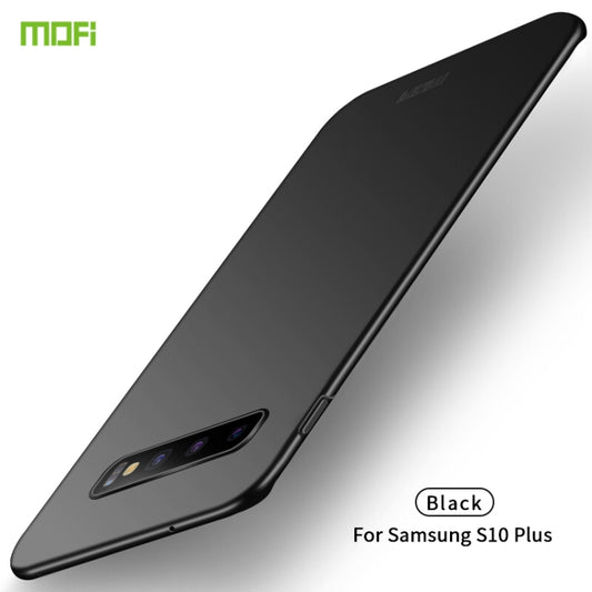 For Galaxy S10+ MOFI Frosted PC Ultra-thin Hard Case(Black) - Galaxy Phone Cases by MOFI | Online Shopping UK | buy2fix