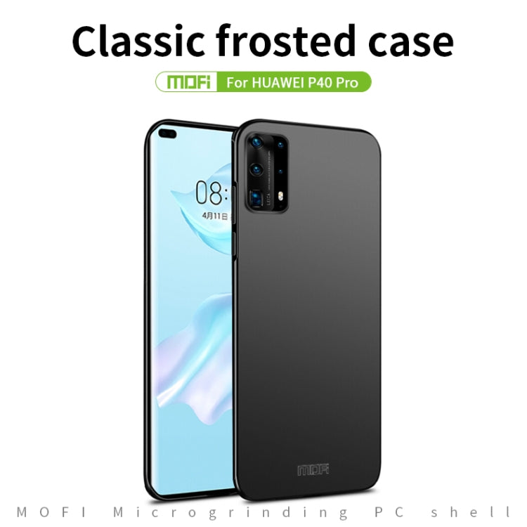 For Huawei P40 Pro MOFI Frosted PC Ultra-thin Hard Case(Black) - Huawei Cases by MOFI | Online Shopping UK | buy2fix