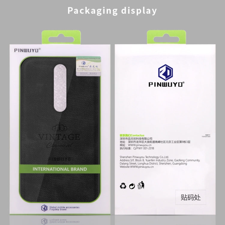 For Xiaomi Redmi K30 PINWUYO Zun Series PC + TPU + Skin Waterproof And Anti-fall All-inclusive Protective Shell(Brown) - Xiaomi Cases by PINWUYO | Online Shopping UK | buy2fix