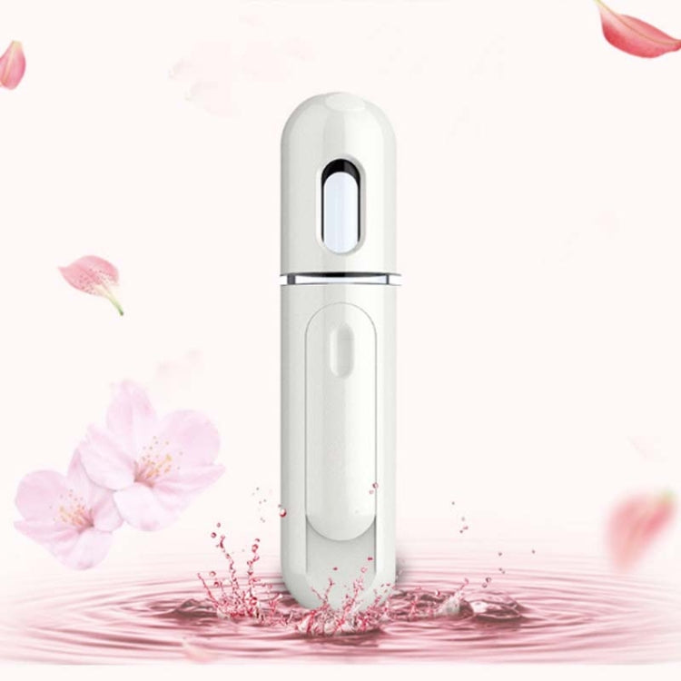 Nano Spray Water Hydration Beauty Facial Instrument Portable Handheld USB Charging Air Humidifier Alcohol Disinfection Spayer(Ivory White) - Disinfector by buy2fix | Online Shopping UK | buy2fix