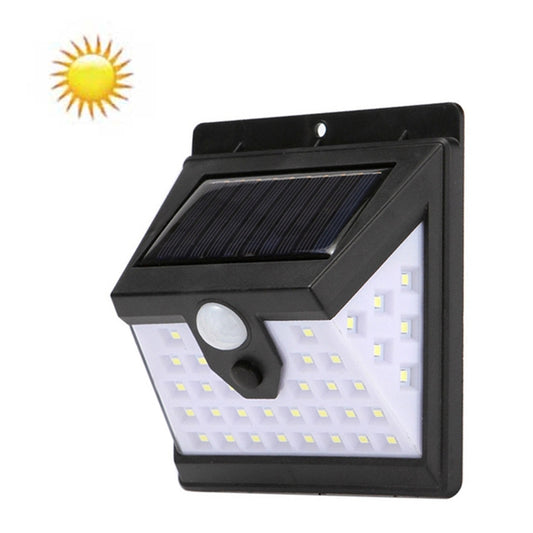 40 LEDs Solar Outdoor Body Induction Lamp IP65 Waterproof Wall Street Light - Solar Lights by buy2fix | Online Shopping UK | buy2fix