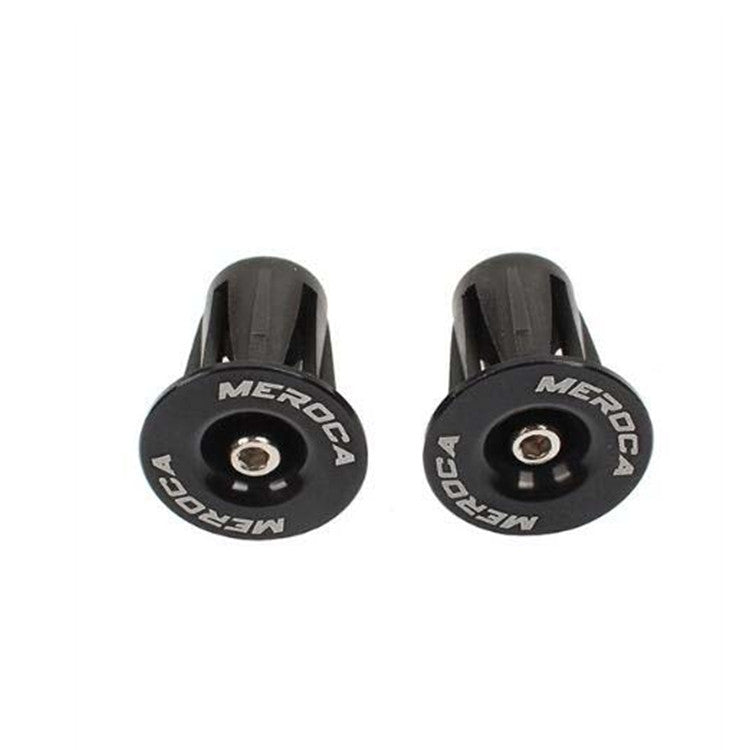 1pair MEROCA Mountain Bike Expansion Lock Bar Plug Road Bike Bicycle Bar Plug End Cover, Color: Black - Others by MEROCA | Online Shopping UK | buy2fix