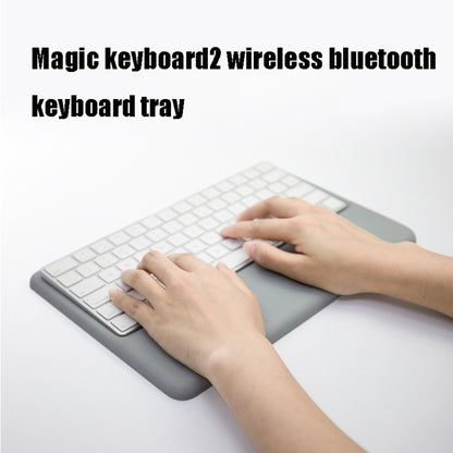 Wireless Keyboard Support Memory Foam Silicone Wrist Pad Base for Apple Magic Keyboard 2, Size:S(Black) - Other Accessories by buy2fix | Online Shopping UK | buy2fix