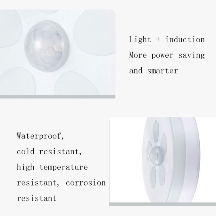 Intelligent Human Body Induction LED Night Light Control Bedroom Bedside Table Lamp, Style:Battery Model(Warm Light) - Sensor LED Lights by buy2fix | Online Shopping UK | buy2fix