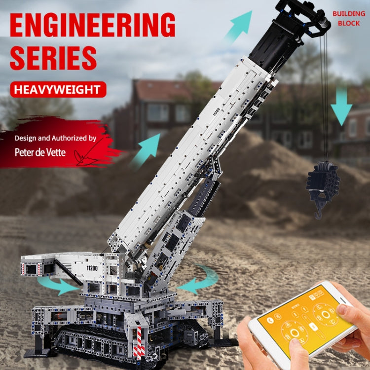 2.4G Remote Control Crawler Crane Puzzle Toy Building Block Engineering Vehicle Model - Building Blocks by buy2fix | Online Shopping UK | buy2fix