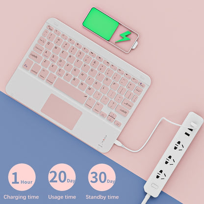 Universal Ultra-Thin Portable Bluetooth Keyboard For Tablet Phones, Size:7 inch(Pink Keyboard) - Universal Keyboard by buy2fix | Online Shopping UK | buy2fix