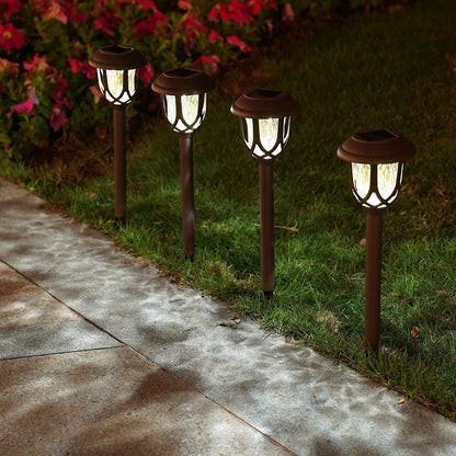 Solar Outdoor Garden Lawn Light Street Light Garden LED Decorative Landscape Light Villa Ground Plug Light(Colorful Light) - Solar Lights by buy2fix | Online Shopping UK | buy2fix