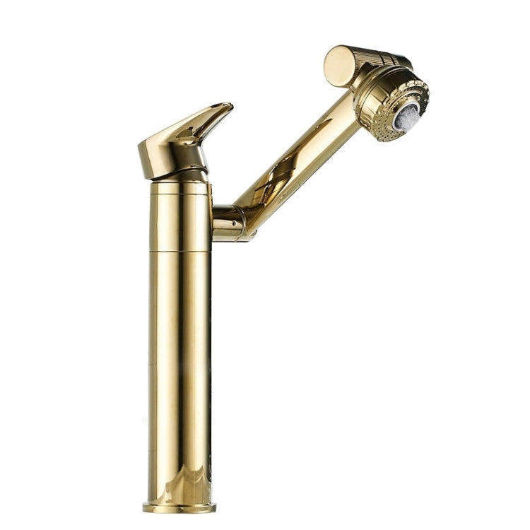 Universal Swivel Faucet Bathroom Hot & Cold Dual-Out Mode Faucet, Specification: High HT-87590-1 - Faucets & Accessories by buy2fix | Online Shopping UK | buy2fix