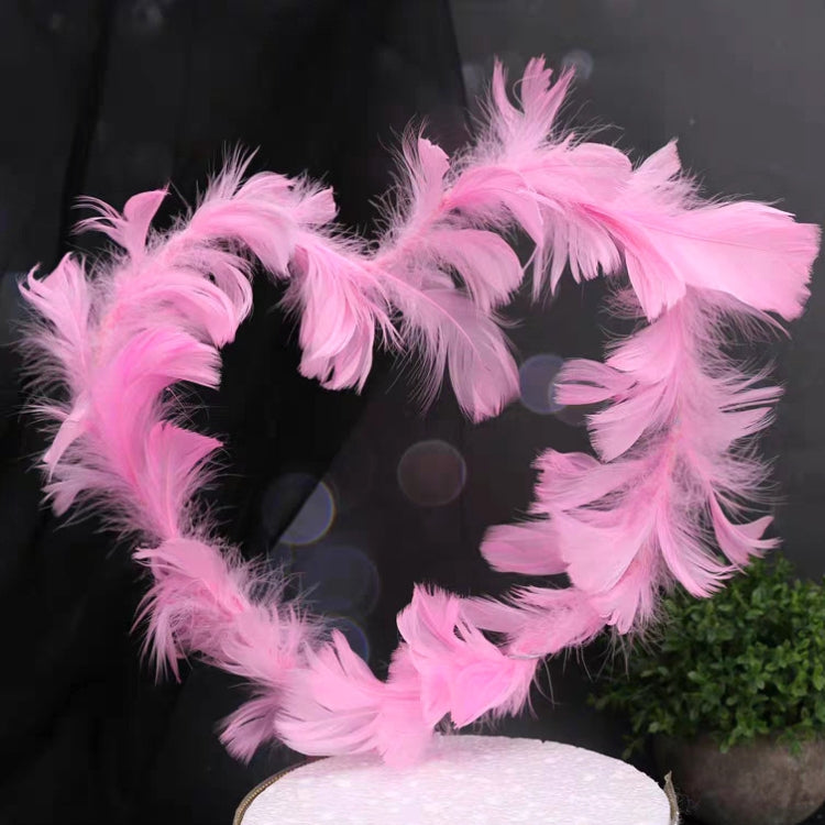 Variety Of Feather Cake Dessert Decoration Pink - Holiday Decorations by buy2fix | Online Shopping UK | buy2fix