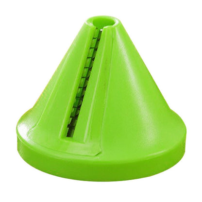 Kitchen Funnel Model Spiral Slicer Vegetable Shred Carrot Cutter(Green) - Cutter & Peeler by buy2fix | Online Shopping UK | buy2fix