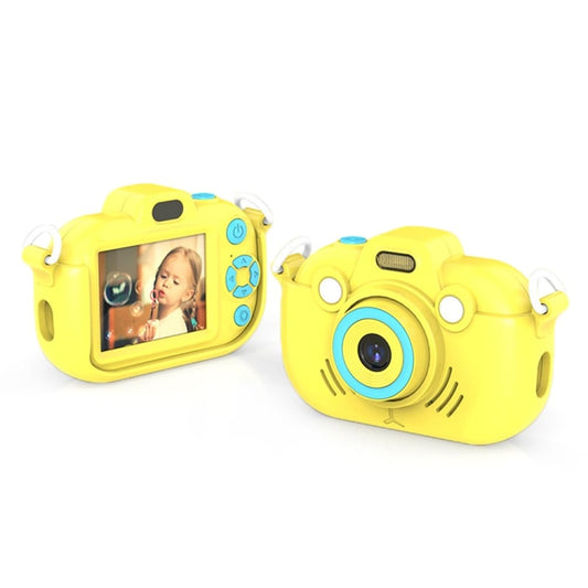 DC502 2.4-Inch 16X Zoom 2.7K Video Recording Children Digital Camera, Color: Yellow No Card(AU Plug) - Children Cameras by buy2fix | Online Shopping UK | buy2fix