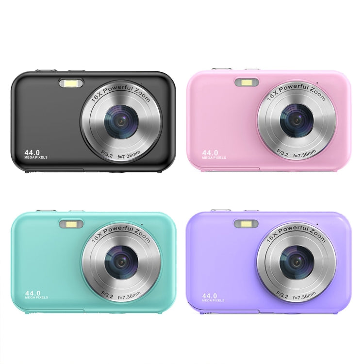 DC406L 2.4-Inch 1080P Mini HD 16X Zoom Digital Camera Home Children Camera UK Plug(Pink) - Children Cameras by buy2fix | Online Shopping UK | buy2fix