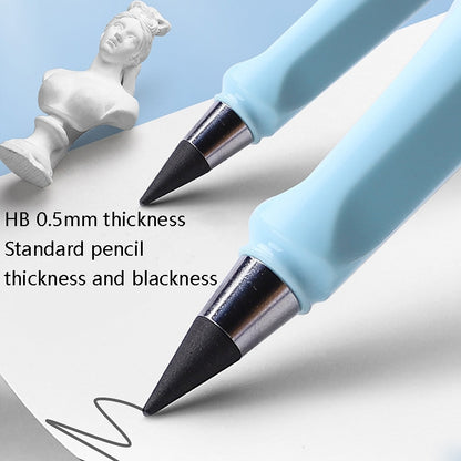 5 PCS No Ink No Need To Sharpen Drawing Sketch Pen Not Easy To Break Erasable HB Writing Pencil(White) - Pencils by buy2fix | Online Shopping UK | buy2fix