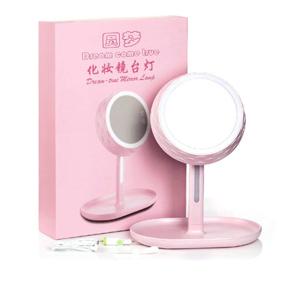 GJ-101 Home LED Desktop USB Makeup Mirror(Tremendous) - Mirror by buy2fix | Online Shopping UK | buy2fix