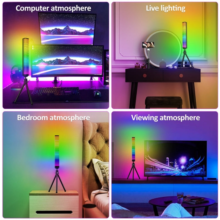 3D Pickup Atmosphere Light Desktop Music Rhythm Lamp, USB Charging - Novelty Lighting by buy2fix | Online Shopping UK | buy2fix