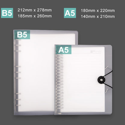 Transparent Matte PP Soft Shell Cover Hand Accountive Page, Style: B5 Horizontal Core - Notebooks by buy2fix | Online Shopping UK | buy2fix