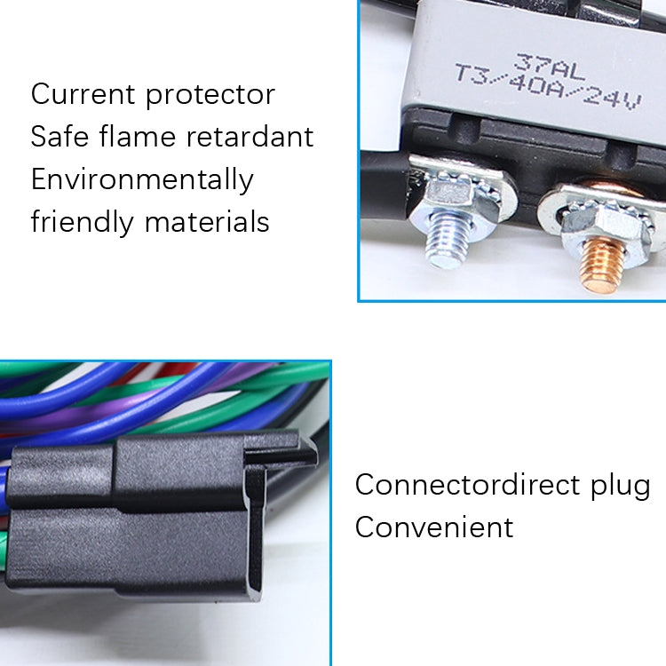 7014G Marine Harness Insertion Plate Tilt Flattening Device Harness Suitable For CMC / TH, Rated voltage: 24V - Marine Accessories & Parts by buy2fix | Online Shopping UK | buy2fix