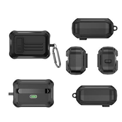 2pcs Bluetooth Earphone Storage Dust Cover For Sony WF-1000XM4(Black) - Sony Earphone Case by buy2fix | Online Shopping UK | buy2fix